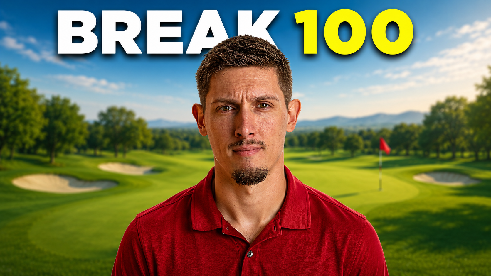 Golf YouTube thumbnail design by Xander Uselmann