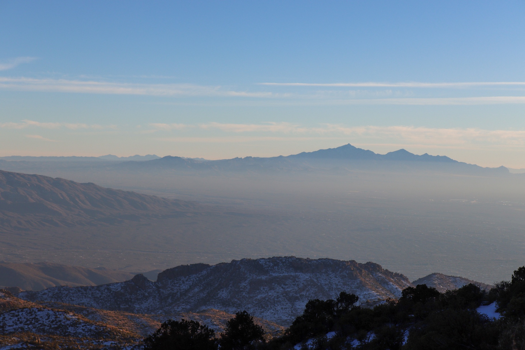 Valley Haze: Landscape · Tucson basin by Xander Uselmann